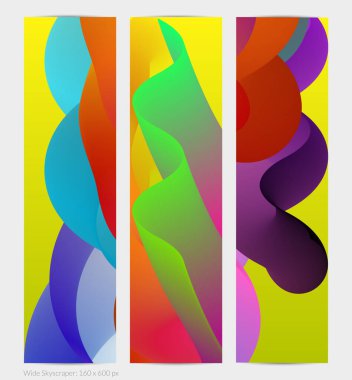 Üç boyutlu sıvı dalgalı şekil. Parlak bulutlu fütüristik arka plan. Soyut müzik dalgalarında canlı gradyan akışı. Dinamik sıvı doku. Moda pankartı tasarımı için yaratıcı vektör şablonu.