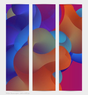 Üç boyutlu sıvı dalgalı şekil. Parlak bulutlu fütüristik arka plan. Soyut müzik dalgalarında canlı gradyan akışı. Dinamik sıvı doku. Moda pankartı tasarımı için yaratıcı vektör şablonu.