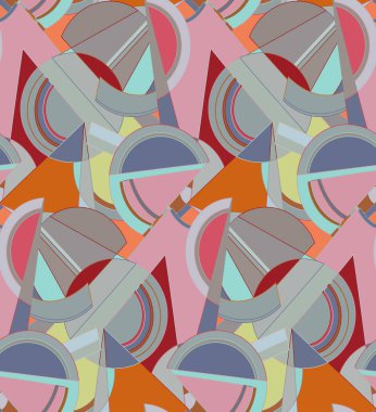 Grafiti duvar stili süslü eğri şekilli soyut, pürüzsüz vektör arkaplanı. Kübizm sanat tasarım elementleri. Modern mistik doğal ruhani fikir. El çiziminde gelecekçi geometri.