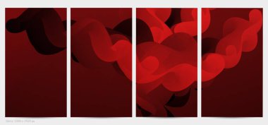 Üç boyutlu sıvı dalgalı şekil. Parlak bulutlu fütüristik arka plan. Soyut müzik dalgalarında canlı gradyan akışı. Dinamik sıvı doku. Moda post tasarımı için yaratıcı vektör şablonu.