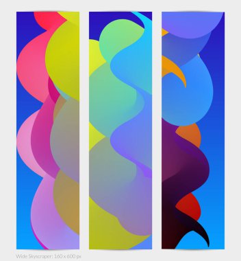 Üç boyutlu sıvı dalgalı şekil. Parlak bulutlu fütüristik arka plan. Soyut müzik dalgalarında canlı gradyan akışı. Dinamik sıvı doku. Moda pankartı tasarımı için yaratıcı vektör şablonu.