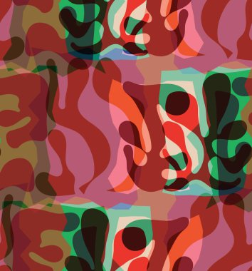 Organik Matisse şekillerinin kusursuz desenleri. Doğal toprak renkleri. Çiçekli sualtı yaşamı. Soyut deniz yosunu kamuflaj arka planı. Moda dalgalı geometri. Rastgele katmanlanmış el çizimi sanat.