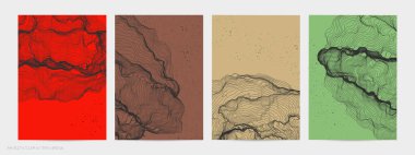 Çok ince bir ağ şekli. Soyut 3D bilgisayar modelleme bilim geometrisi. Gelişigüzel parçacıklarla etkileşen fütüristik ses dalgası. Düz dünyevi arkaplanda büyüyen küf dokusu.