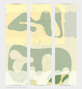 Matisse organik grange desenli. Doğal çiçek motifli soyut çağdaş web afişi şablonu. Asgari orta yüzyıl sanat geçmişi. Düz toprak renklerinde sanatsal botanik elementler.