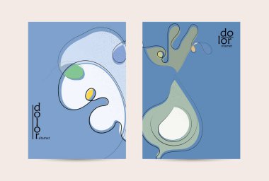 Vektör uçucu şablonu. Soyut el şafağı meyve posteri. Grange desenli düz tasarım. Organik doğal gıda sanatsal illüstrasyonu. Düzgün kıvrımlı çizgi çizgi çizgi çizgi çizgi logosu.