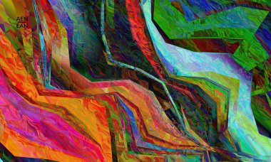 Soyut vektör duvar kağıdı. Çapraz geometrik renkli desen. Mikroskobik görüş kristal yapısında polarize ışık. Dinamik bilgisayar filtrelenmiş çok renkli sanatsal arkaplan şablonu.