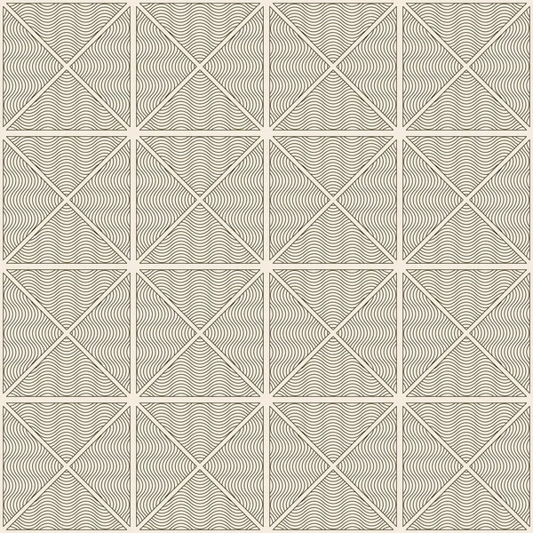 Modèle Vectoriel Sans Couture Texture Géométrique Abstraite Simple Brun Foncé — Image vectorielle