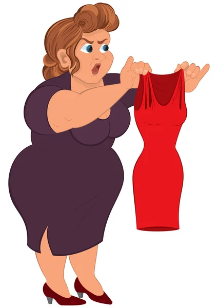 Fat cartoon woman Vector Art Stock Images | Depositphotos