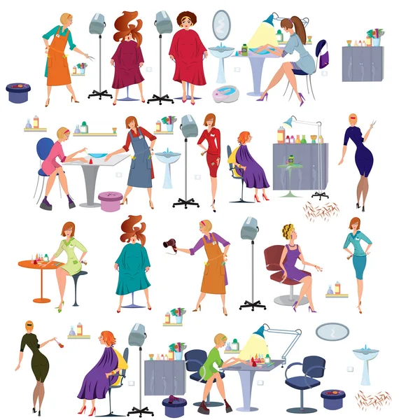 ᐈ Hair Salon Cartoon Stock Pictures Royalty Free Cartoon