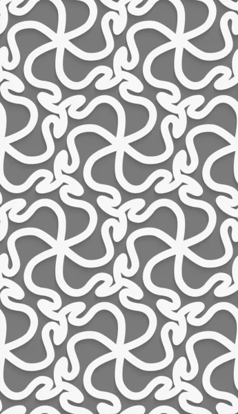 3D dalgalı model beyaz