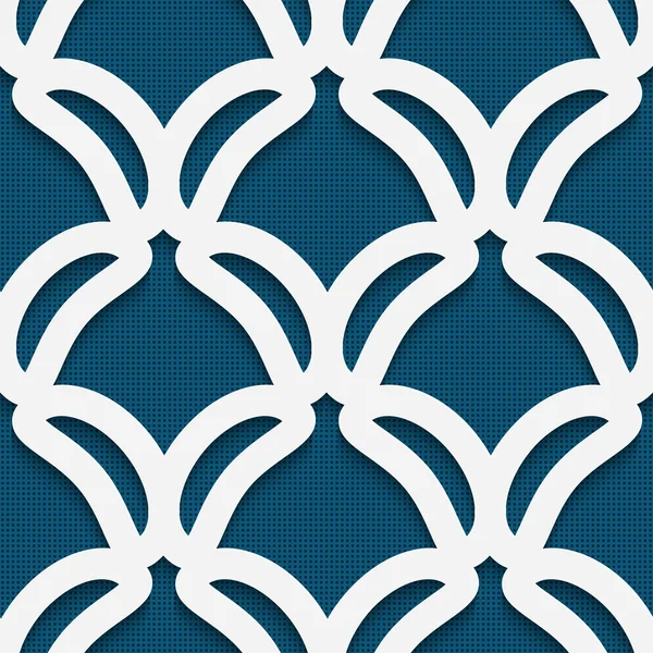 Dokulu mavi zemin üzerine beyaz şekli