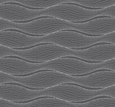 Birçok gri yatay çizgiler Dalgacıklar oluşturan yinelenen süsleme