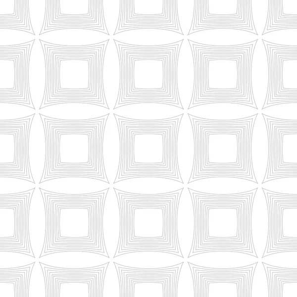 Ornement répétitif de nombreuses lignes formant des carrés — Image vectorielle