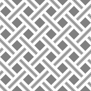 Tek renkli desen ışık gri çizgileri ve gri kareler