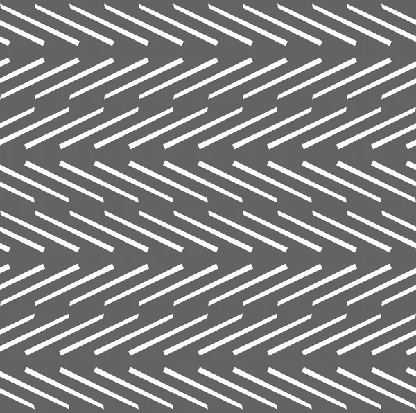 Zwart-wit patroon met witte diagonale korte lijnen — Stockvector