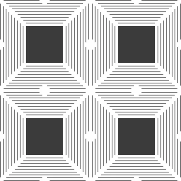 Patrón monocromo con delgadas líneas grises que se cruzan y s negro — Archivo Imágenes Vectoriales