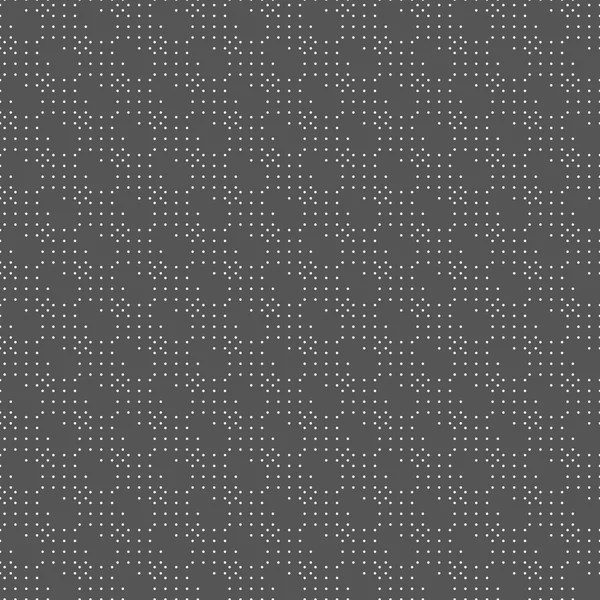 Patrón monocromo con fondo gris oscuro texturizado punteado — Vector de stock