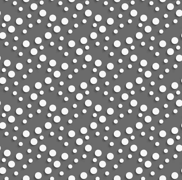 Geometrical pattern with big and small dots — Stock Vector