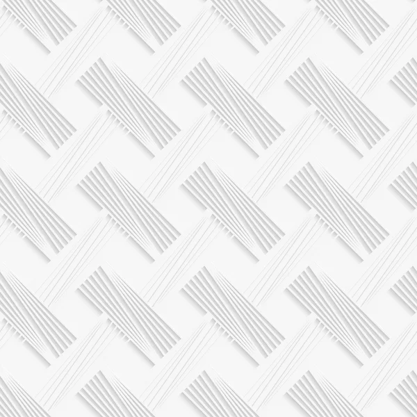 흰색 줄무늬 격자와 기하학적 패턴 — 스톡 벡터