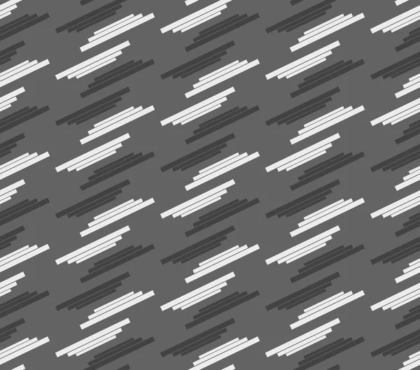 Μονόχρωμη μοτίβο με μαύρο και άσπρο ρίγες όφσετ — Διανυσματικό Αρχείο