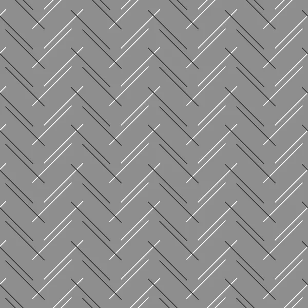 Motif monochrome à rayures doubles diagonales noires et blanches — Image vectorielle