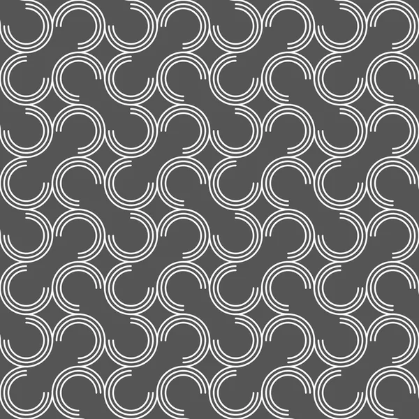 Ornement gris foncé avec formes offset c — Image vectorielle