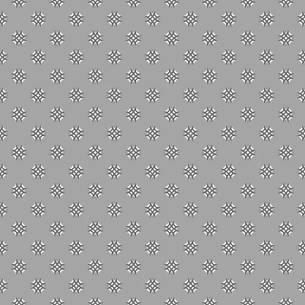 灰色的黑白相间的马赛克十字架点缀 — 图库矢量图片