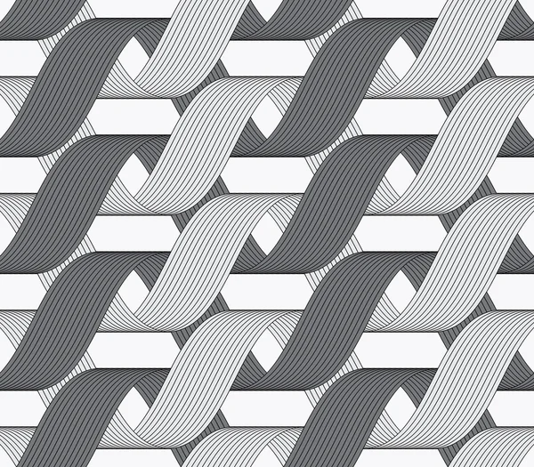 Şeritler karanlık ve aydınlık yatay üst üste gelen döngüler patt şekillendirme