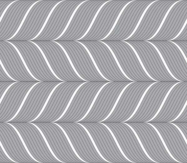 Ленты серого горизонтального шеврона — стоковый вектор
