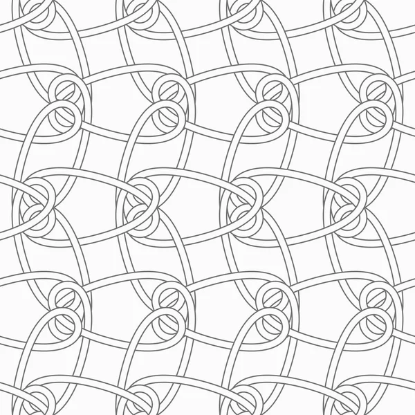 Тонкий серый вертикальный переплетённый орнамент — стоковый вектор