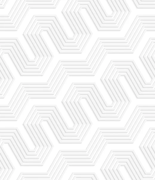 Clôture perforée diagonale à rayures blanches 3D — Image vectorielle