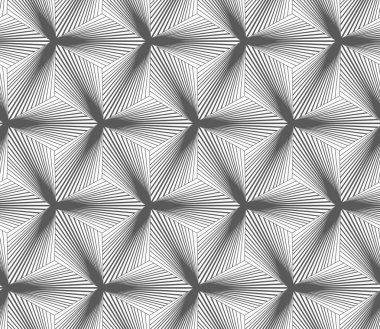 Tek renkli yavaş yavaş siyah üç ray yıldız çizgili