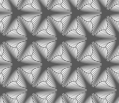 Tek renkli yavaş yavaş üç pedal çiçek çizgili