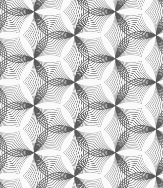 Tek renkli doğrusal büzüşük altıgenler çizgili