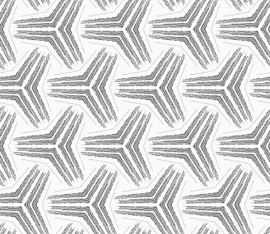 Monochrome rough striped small tetrapods
