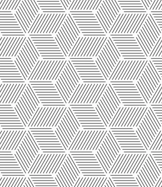 Monochrome slim gray striped cubes — Stock Vector
