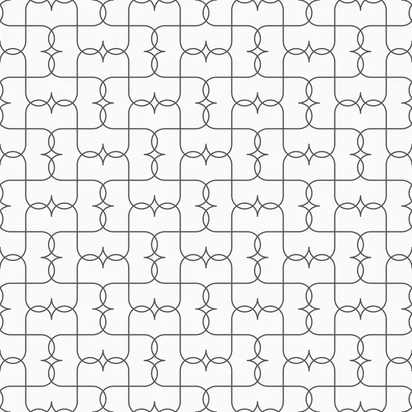 Slim gray pointy grid — Stock Vector