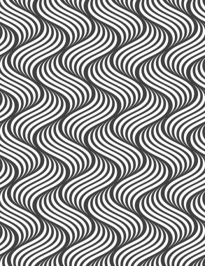 Flat gray with striped ripples