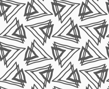 Flat gray with triangles