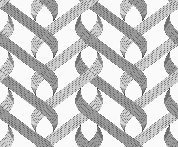 Flat gray with shaded overlapping integrals — Stockvector