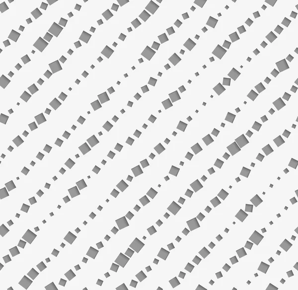Carta perforata con linee diagonali quadrate strutturate — Vettoriale Stock
