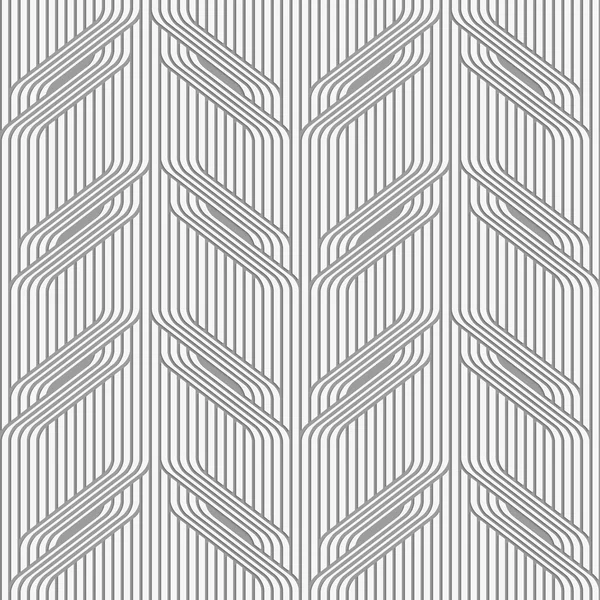 Perforated paper with tree branches on continues lines — Wektor stockowy