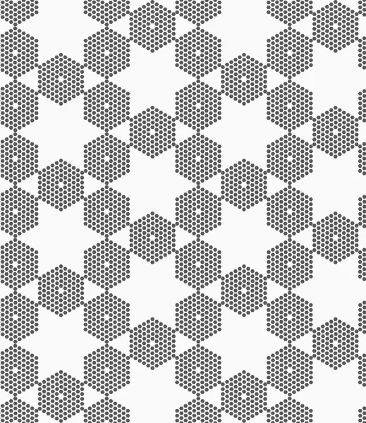 Textured with hexagons hexagonal grid — 图库矢量图片