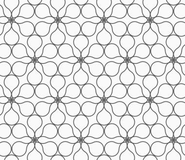 Gray six pedal rounded flowers