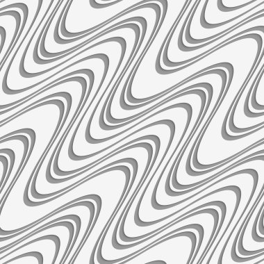 Perforated diagonal uneven waves