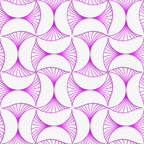 3D фиолетовый полосатый булавка будет — стоковый вектор