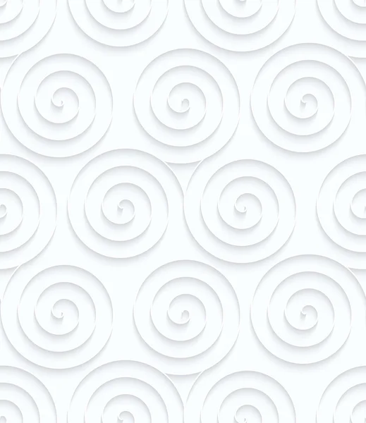 Quilling paper three spirals — Stockvector