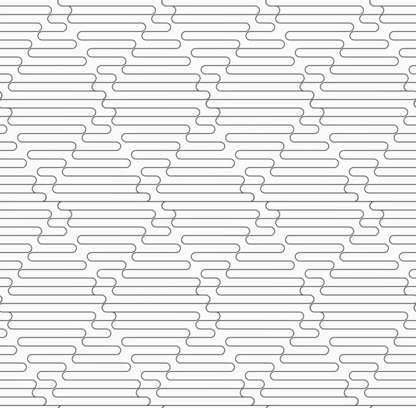 Schlanke graue wellige Diamanten — Stockvektor