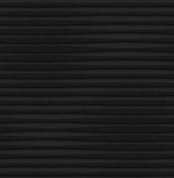 Textured black plastic lines with thickening — Stock vektor