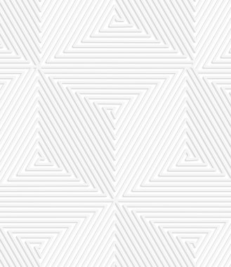 White paper 3D spiral connecting cubes